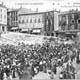Place de la Liberté : Jour de marché (entre 1913  1923)
